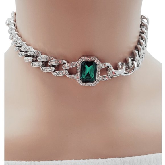Shine Bright Emerald Necklace - Picture 1 of 2